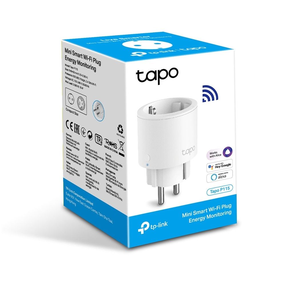 TP-Link Tapo P115 smart plug 3680 W Wit