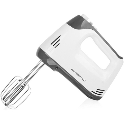 Emerio Handmixer - Turbofunctie - 5 snelheden - RVS - 400W