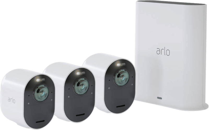 Arlo Ultra 2 Beveiligingscamera 4K Wit 3-Pack