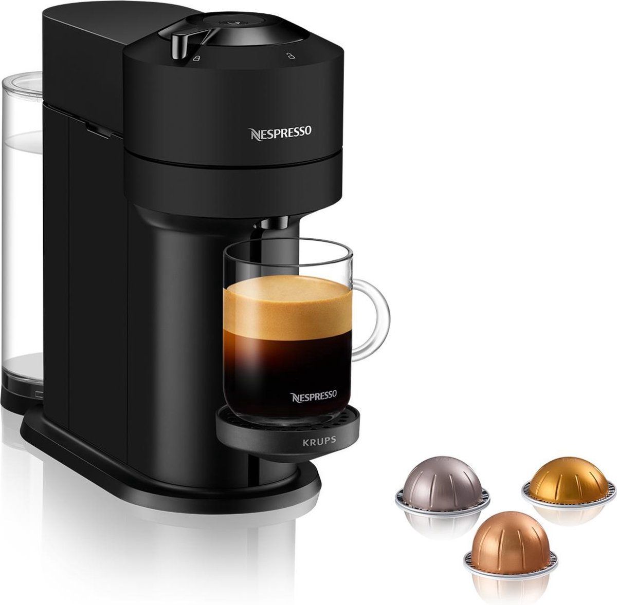 Krups Nespresso Vertuo Next XN910N Nespresso Zwart