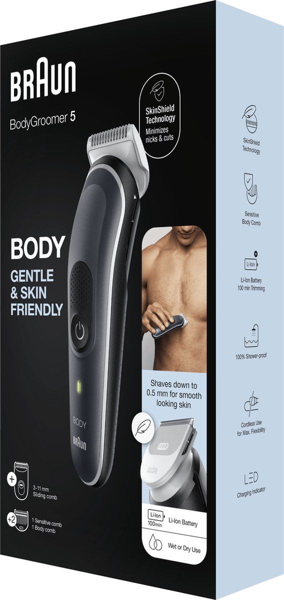 Braun BG5340 Bodygroom Zwart