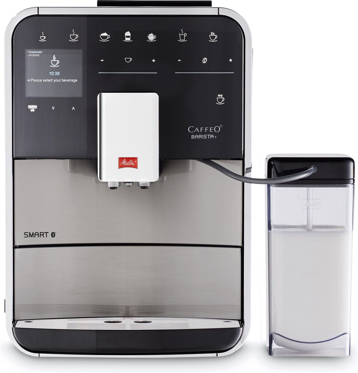 Melitta Barista Smart T  F840-100 - Espressomachine - RoestVrijStaal (RVS)