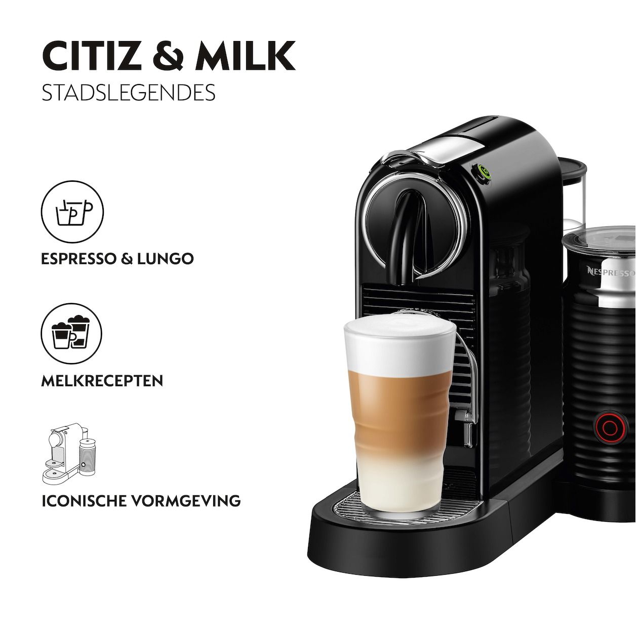 Magimix Nespresso CitiZ & Milk M196 Zwart