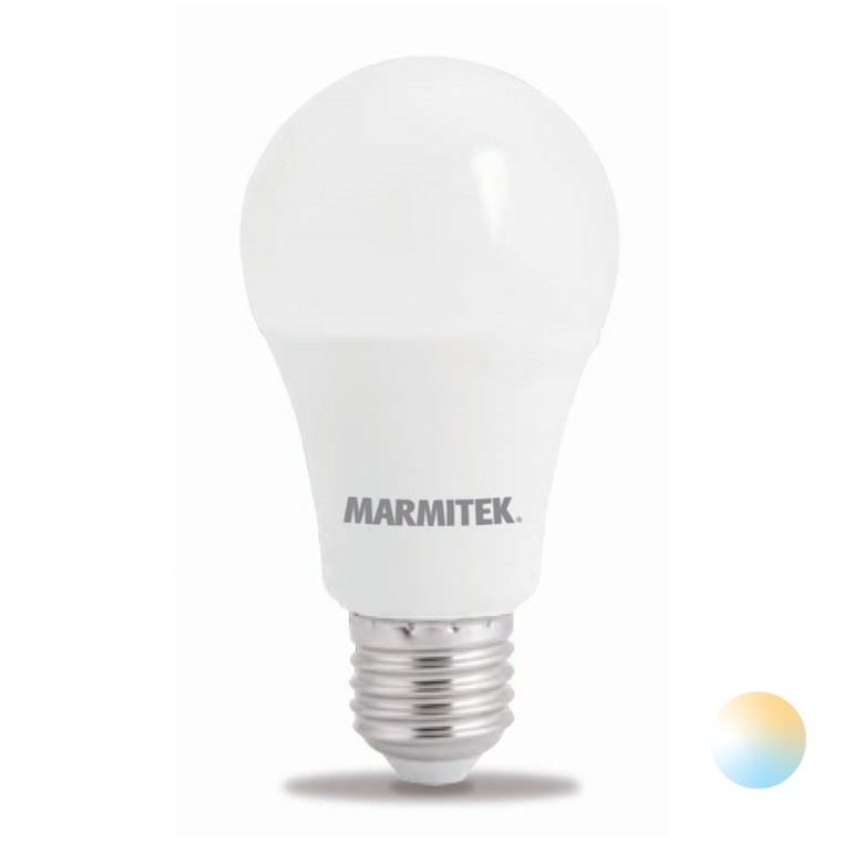 Marmitek GLOW ME - Smart Wi-Fi LED bulb - E27 | 806 lumen | 9 W = 60 W Smartverlichting Wit