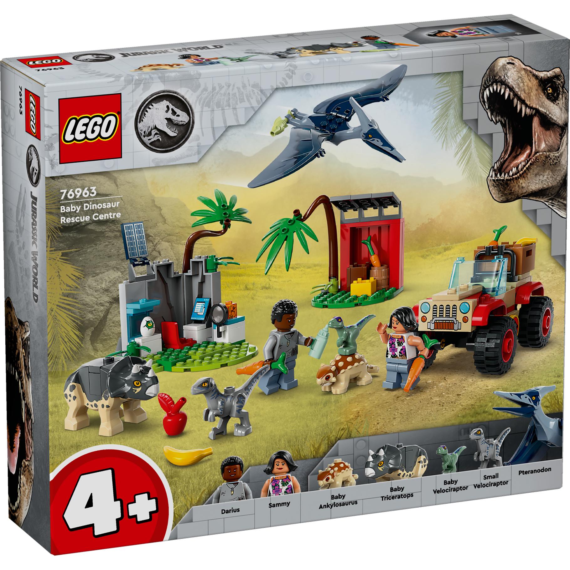 LEGO Jurassic World Reddingscentrum voor babydinosaurussen 76963