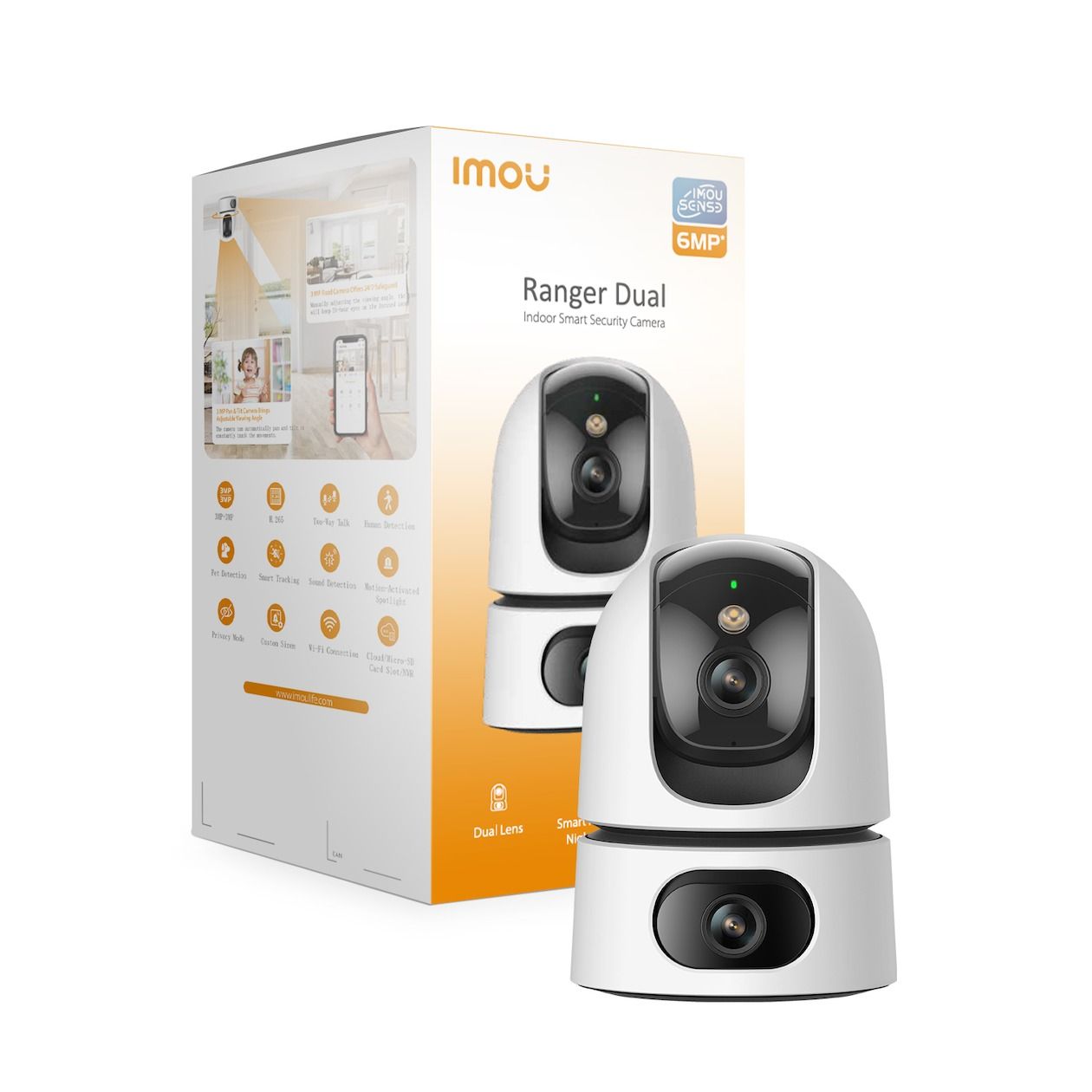 Imou Ranger Dual 6MP IP-camera Wit