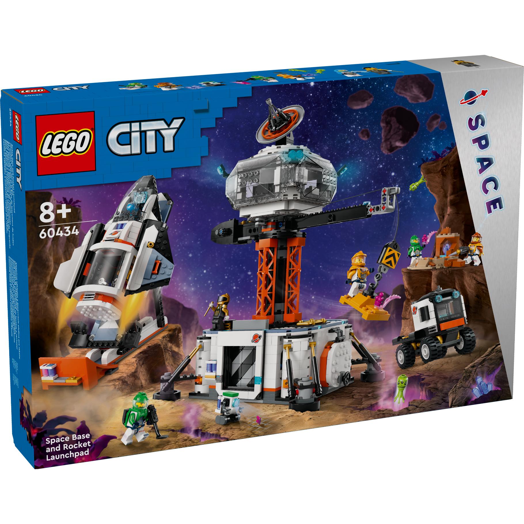 LEGO City Ruimtebasis en raketlanceringsplatform 60434