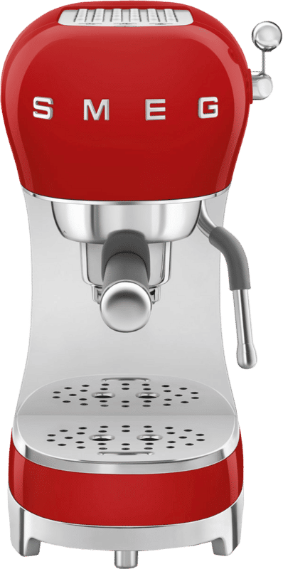 SMEG ECF02RDEU - Handmatige espressomachine - Rood - Stoompijp