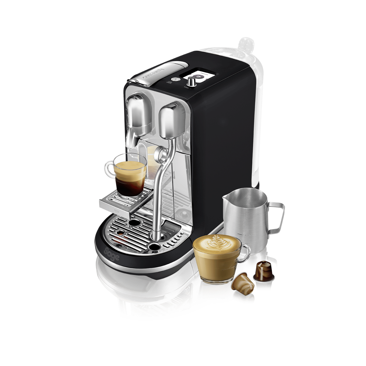 Sage Nespresso CREATISTA PLUS SNE800BTR2ENL1 Nespresso Zwart