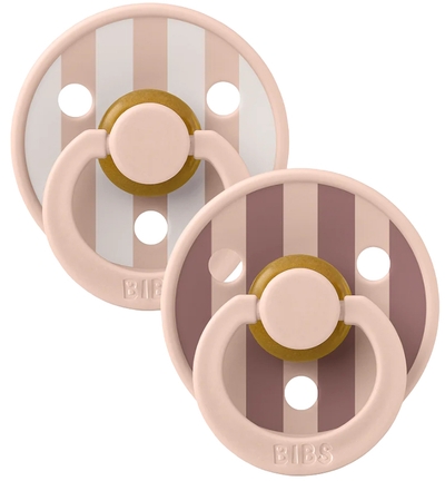 Bibs Studio Blush Mix 0-6 mnd 2 Stuks Fopspeen 11022104