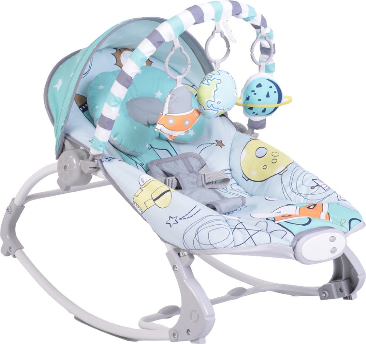 Cangaroo Space Tour Grey/Blue Wipstoel 8451