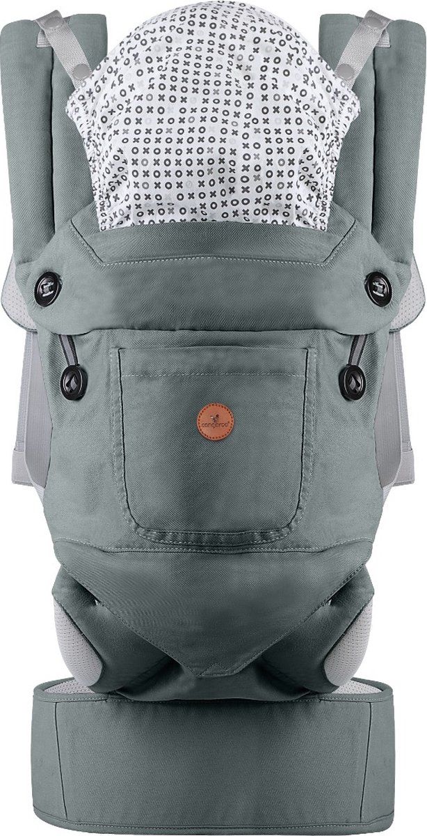 Cangaroo Bora Grey Ergonomische Draagzak 13813