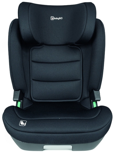 BabyGO Motion i-size - Autostoel - isoFix - verstelbare rugleuning - Zwart - voor kinderen van 100-150cm (3,5 tot 12 jaar)