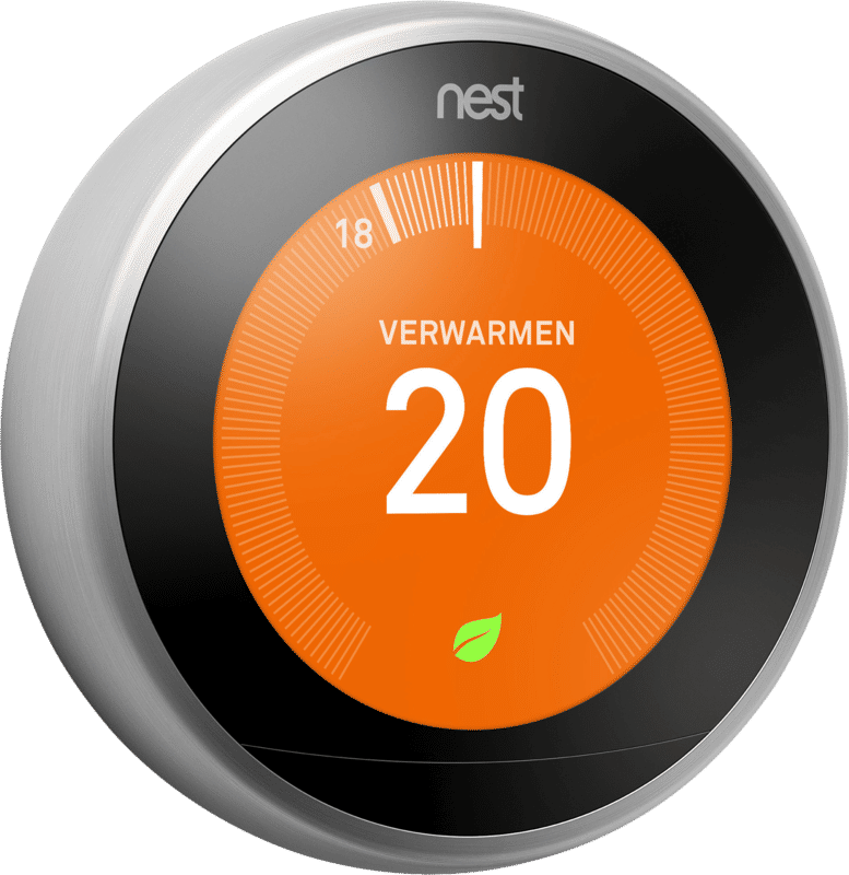 Google Nest Thermostaat Zilver