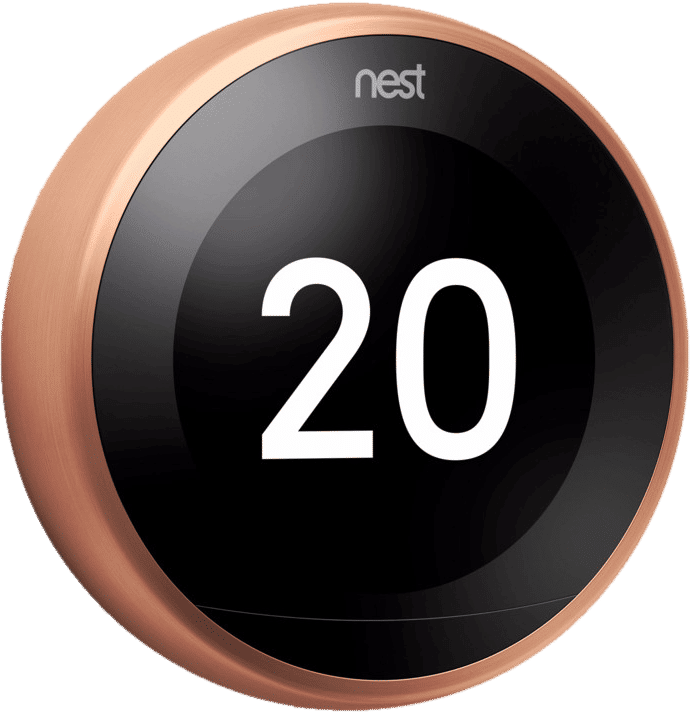 Google Nest Thermostaat Koper