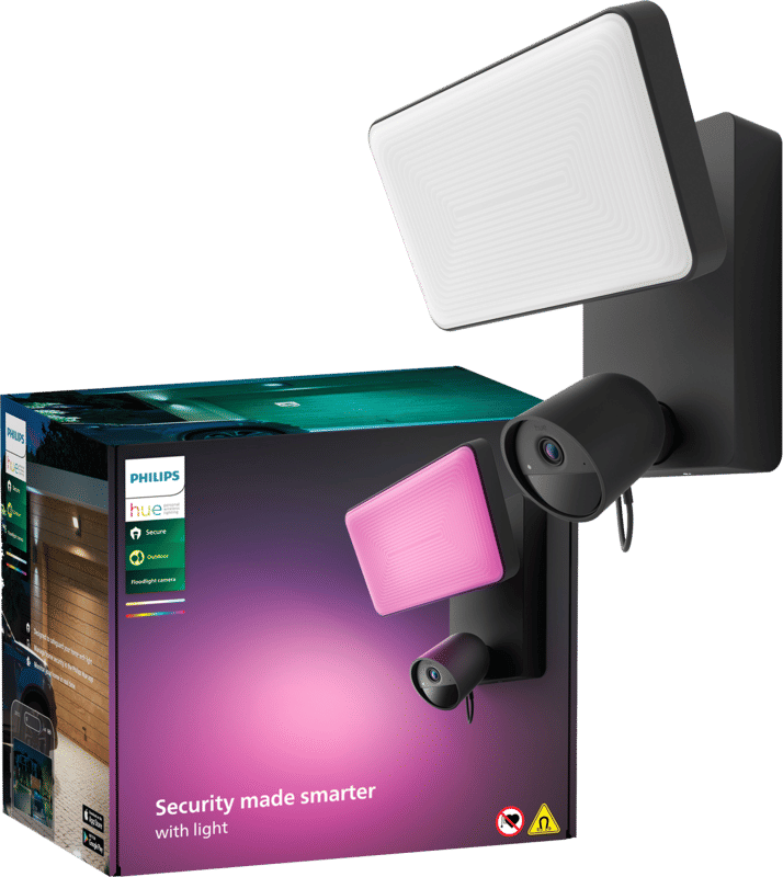 Philips Hue Secure Floodlight camera - zwart