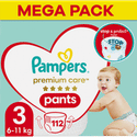 Pampers  luierbroekjes maat 3 - 112 stuks