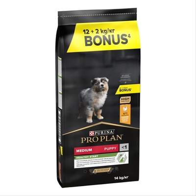 14kg Medium Puppy Kip & Rijst Healthy Start Purina Pro Plan Hondenvoer - hondenbrokken