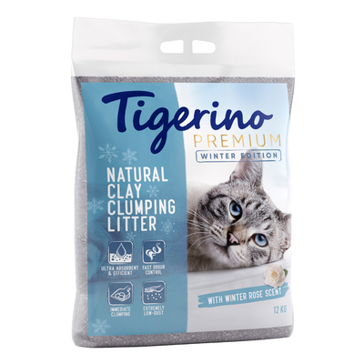Winterrozengeur Tigerino Premium Kattenbakvulling - 2 x 12 liter
