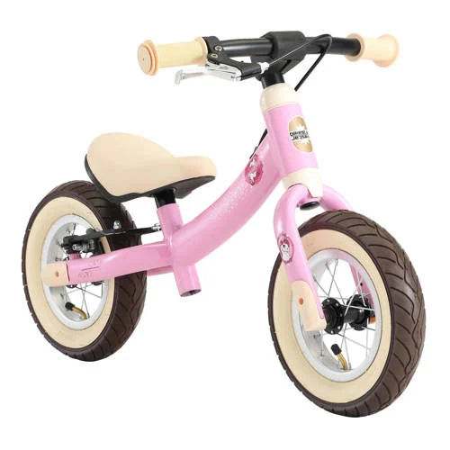 BikeStar Sport, 2 in 1 meegroei loopfiets, 10 inch, roze/eenhoorn