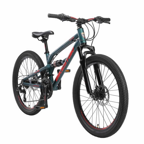 BikeStar MTB Fully kinderfiets 24 inch blauw