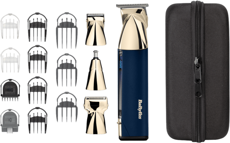 BaByliss Super-X Metal 15-in-1 Multigroom MT992E - Tondeuse / Trimmer - Magnetische koppen - 5 uur draadloos