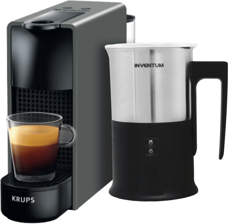 Krups Nespresso Essenza Mini XN110B Grijs + Melkopschuimer