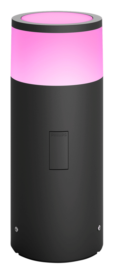 Philips Hue Calla sokkellamp - wit en gekleurd licht - zwart - laag - LowVolt - uitbreiding
