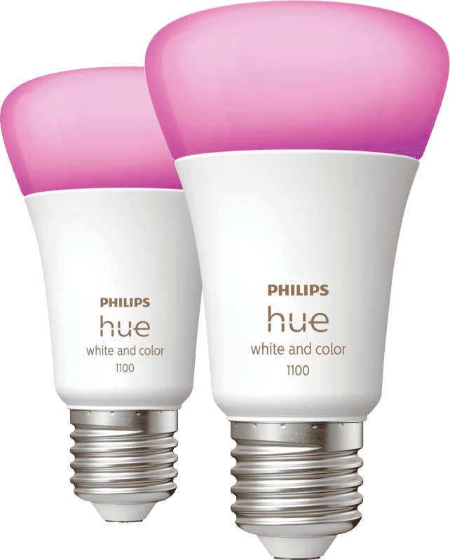 Philips Hue White and Color E27 1100lm 2-pack