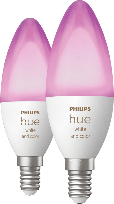 Philips Hue White and Color E14 Duo pack