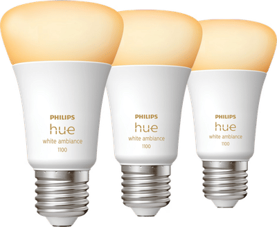Philips Hue White Ambiance E27 1100lm 3-pack