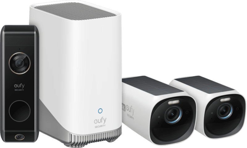 Eufycam 3 Duo Pack + Video Doorbell Dual 2 Pro