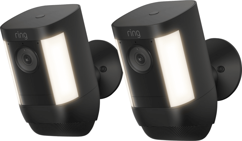 Ring Spotlight Cam Pro - Battery - Zwart - 2-pack