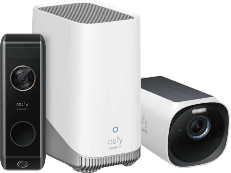 Eufycam 3 + HomeBase 3 + Eufy Video Doorbell Dual 2 Pro