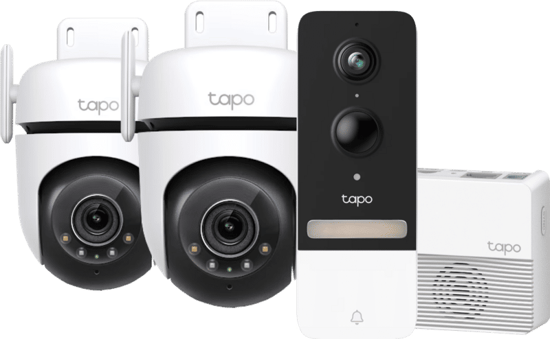 TP-Link Tapo C520WS 2-pack + Smart Battery Video Doorbell D230S1