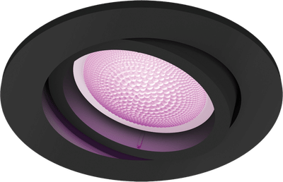 Philips Hue Centura inbouwspot White and Color - rond - Zwart
