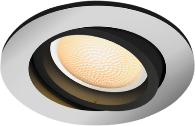 Philips Hue Milliskin inbouwspot White Ambiance - rond - Aluminium