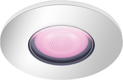 Philips Hue Xamento badkamer inbouwspot White and Color - Chroom - Rond