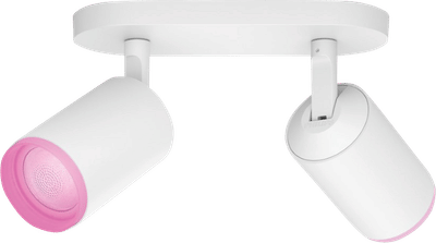 Philips Hue Fugato Opbouwspot White and Color - Wit - 2-spots