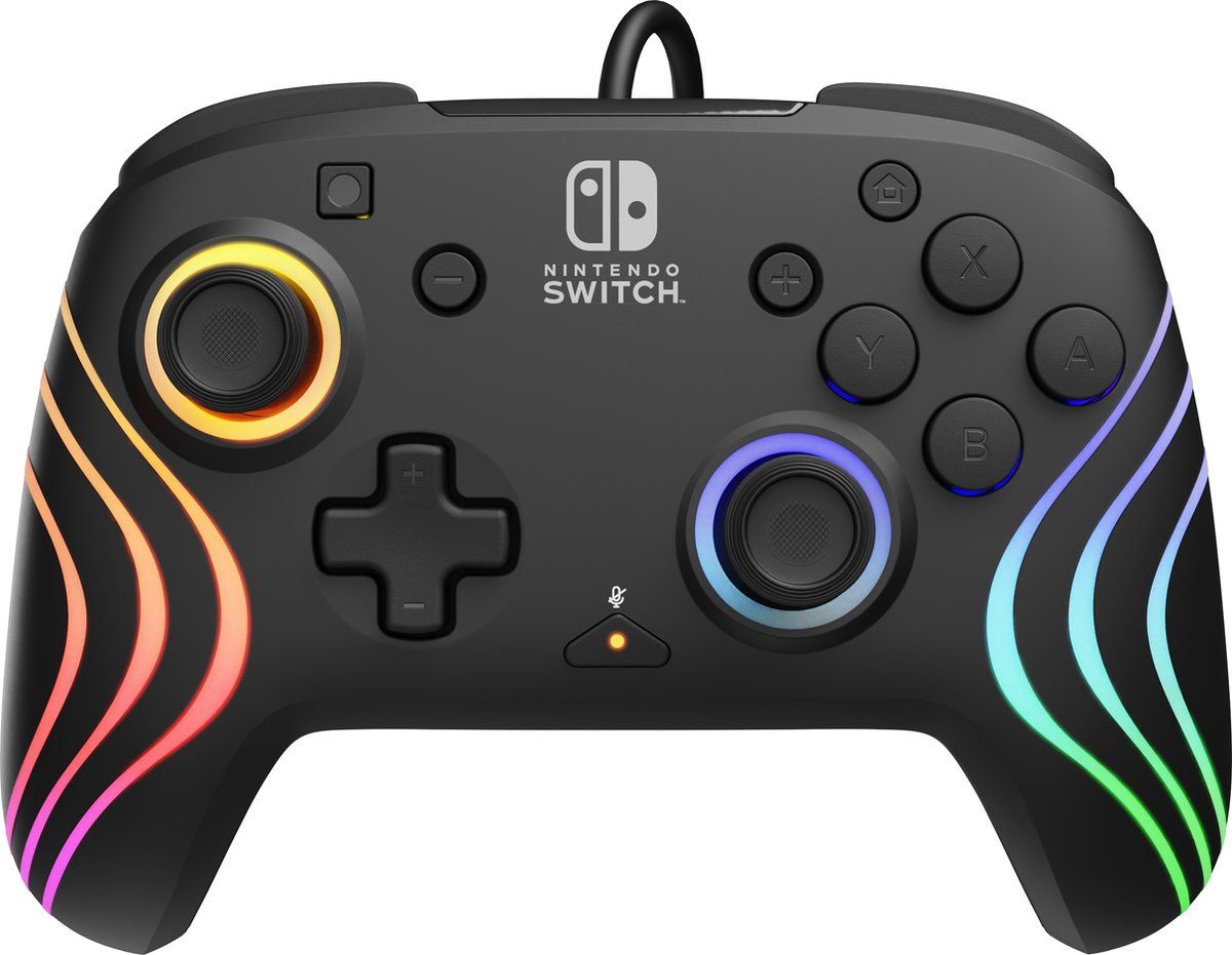 Afterglow WAVE Bedrade Controller - RGB - Back Buttons - Zwart - Nintendo Switch/OLED