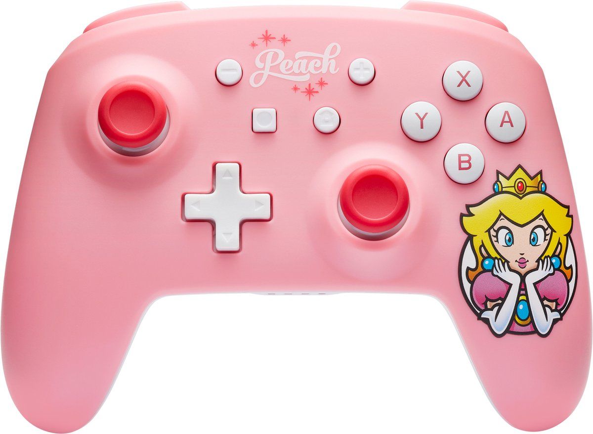 PowerA Draadloze Controller voor Nintendo Switch - Princess Peach - Roze