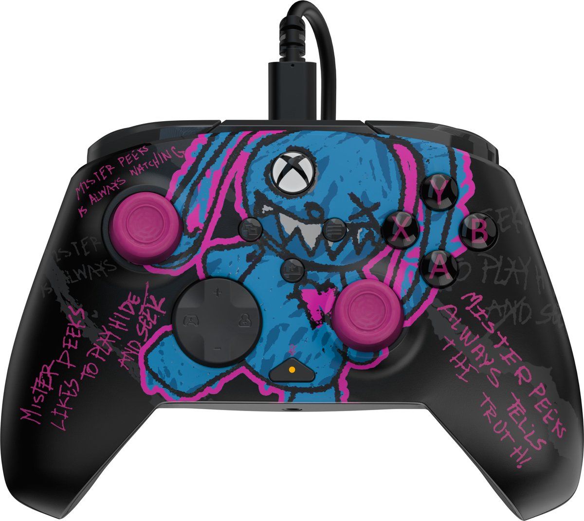 PDP Gaming Rematch Bedrade Controller - Call of Duty: Mister Peeks - Glow in the Dark - Xbox Series X & PC