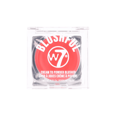 W7 Blushful Cream To Powder Blush - Fiery