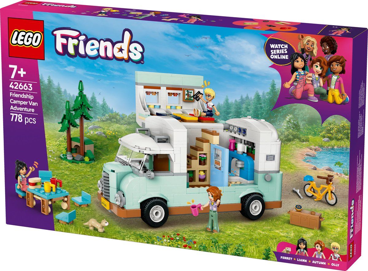 LEGO Friends Camperavontuur met vrienden bouwset 42663