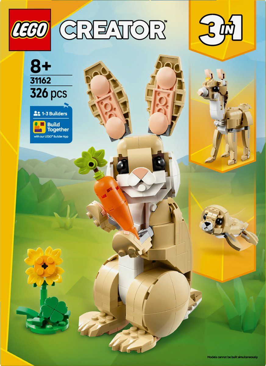 lego-creator-3in1-lief-konijn-dierenspeelset-31162