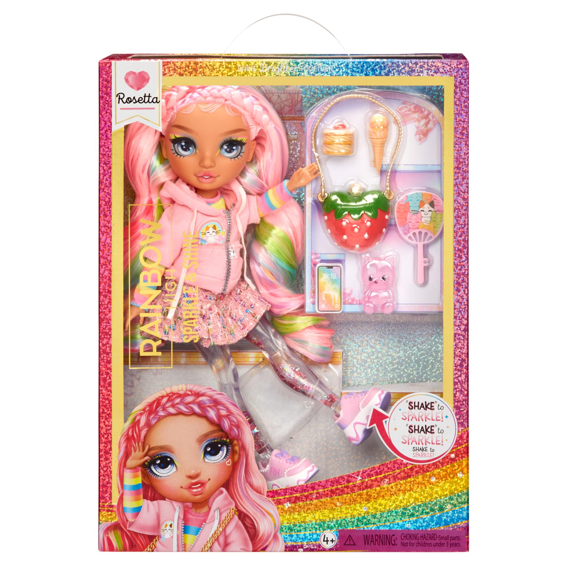 Rainbow High Sparkle & Shine - Modepop - Rosetta (roze)