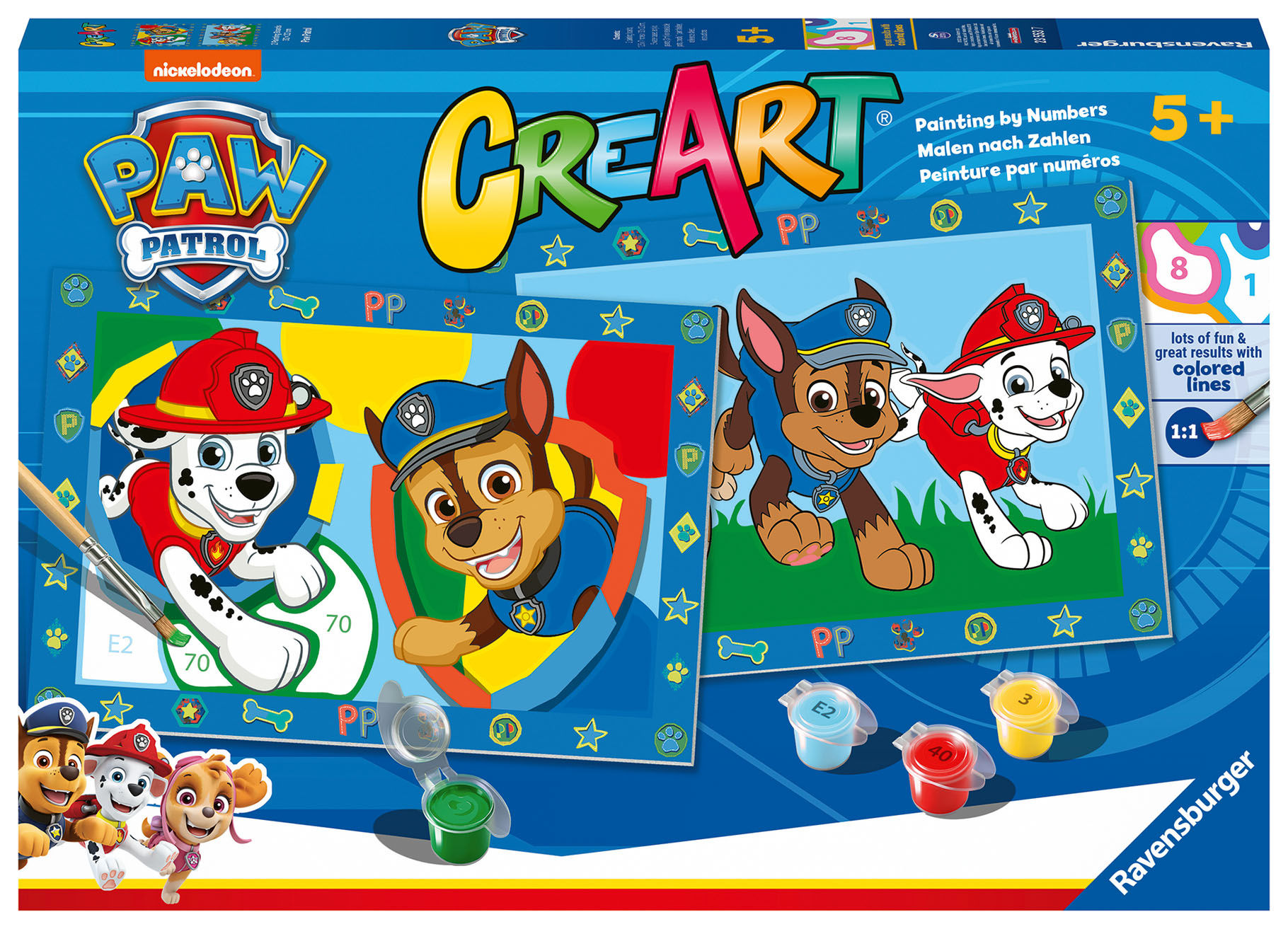 Ravensburger CreArt Paw Patrol - Schilderen op nummer voor kinderen