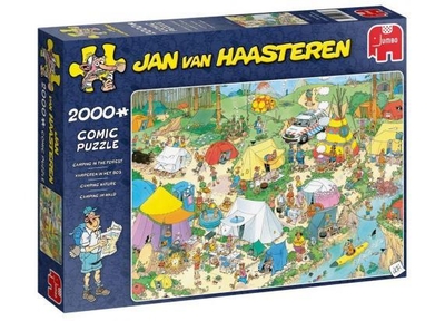 Jan van Haasteren Kamperen in het Bos puzzel - 2000 stukjes