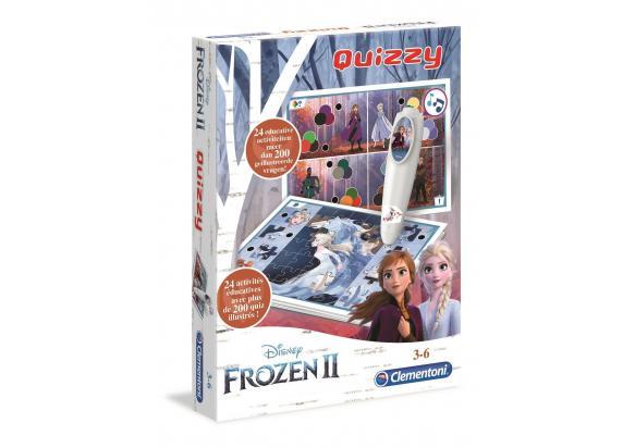 Clementoni - Quizzy Frozen 2 - Educatief Spel - Met Wonderpen - Leer over Vormen, Kleuren, Cijfers en meer - 3-6 jaar