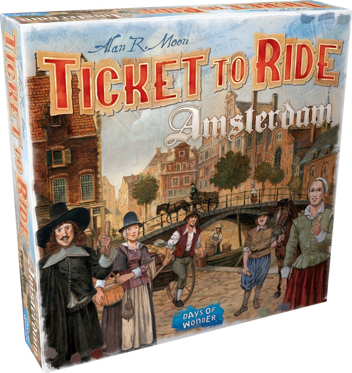 Days of Wonder - Ticket to Ride Amsterdam - Stedeneditie - Engelstalig Bordspel